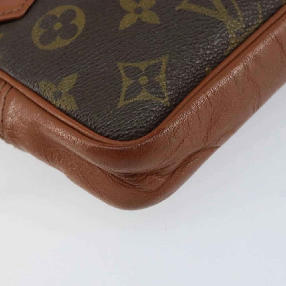 LOUIS VUITTON Monogram Pochette Sports Clutch Bag N0.183 LV Auth ka228 - Picture 3 of 16